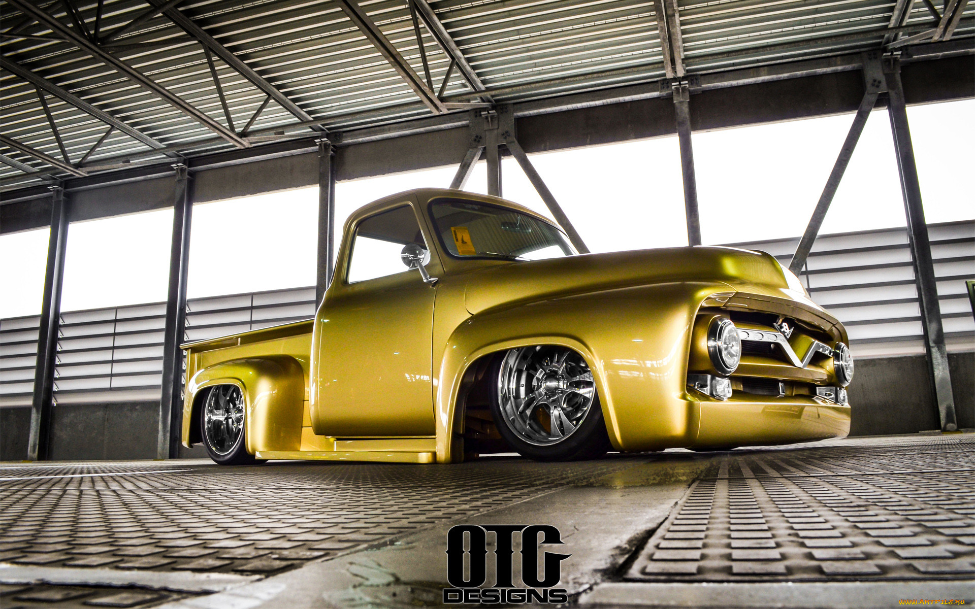 , custom pick-up, ford